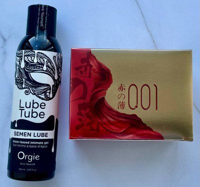 Комплект OLO Red Gold 10 шт + Лубрикант SEMEN LUBE intimate gel, 150 мл Orgie SOS3859 фото