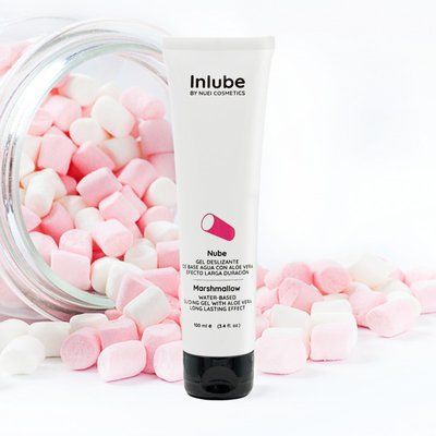 Съедобный лубрикант на водной основе вкус: маршмелоу INLUBE, 100 мл Nuei (Испания) NU513451 фото