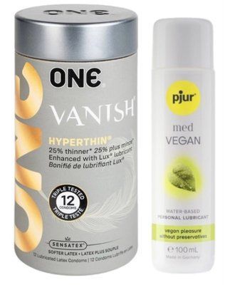 Набор 12 шт ONE Vanish + Pjur MED Vegan Glide 100 мл SOS13079 фото
