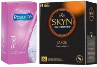 Набор с SKYN Large, 36 шт + Pasante Sensitive Feel (12 шт) SOS8060 фото