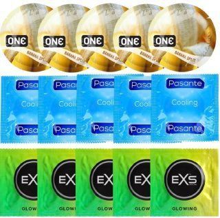 Набор 15 шт ONE Banana Split + Pasante Cooling + EXS Glow in the Dark SOS7163 фото