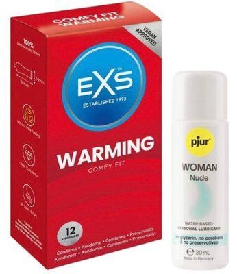 Набір EXS Warming (12 шт) + pjur Woman Nude 30 мл SOS13479 фото