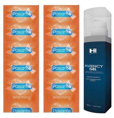 Комплект Pasante Warming 10 шт + SHS Potency Gel (100 мл) SOS14381 фото