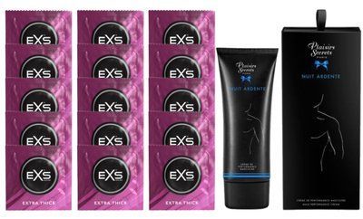Комплект EXS Extra Thick 15 шт + Plaisirs Secrets Nuit Ardente SOS14722 фото