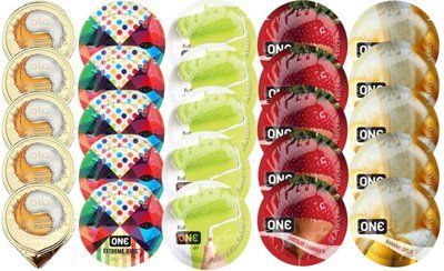 Набор из OLO Ice Durable + ONERibs + ONE Color + ONEChocolateStrawberry + ONEBanana SOS8708 фото