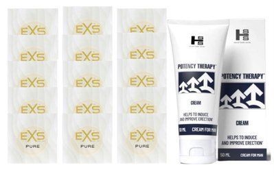 Комплект EXS Pure15 шт+Potency Therapy Cream (50 мл) SOS14882 фото