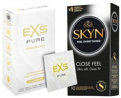 Набор з SKYN Close Feel 10 шт + EXS Pure 12 шт SOS7861 фото