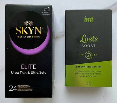 Набір SKYN Elite 24 шт - Пролонгатор для чоловіків Intt Lasts (15 мл) SOS2810 фото
