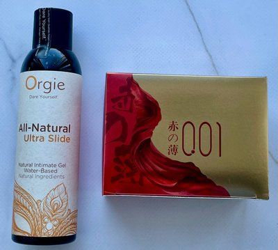 Комплект OLO Red Gold 10 шт + Лубрикант ALL-NATURAL Ultra Slide, 150 мл Orgie SOS3860 фото