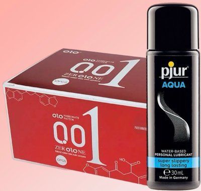 OLO збуджуючі 001 (червоні) 10 штук+ Лубрикант pjur Aqua 30 мл SOS4605 фото