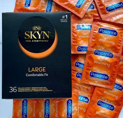Набір SKYN Large, 36 шт + Pasante Warming 20 шт SOS1164 фото