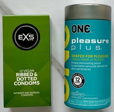 Комплект ONE Pleasure Plus 12 шт - EXS Ribbed & Dotted 12 шт SOS3160 фото