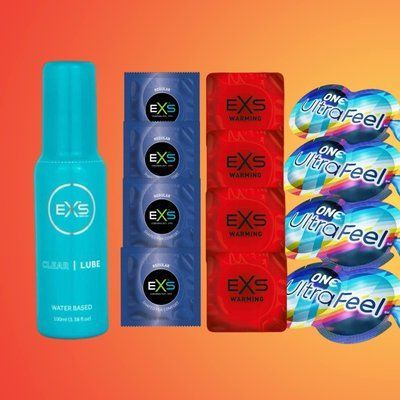Комплект 18 штук EXS+ONE - Лубрикант EXS Clear Lube, 100 мл SOS4766 фото