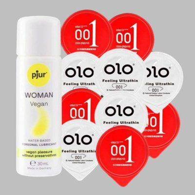 Набір з 24 штук OLO + лубрикант pjur Woman Vegan 30 мл SOS4110 фото