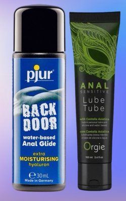 Набір лубрикантів pjur backdoor Comfort water glide 30 мл + LUBE TUBE SENSITIVE, 100 мл ORGIE LB419 фото