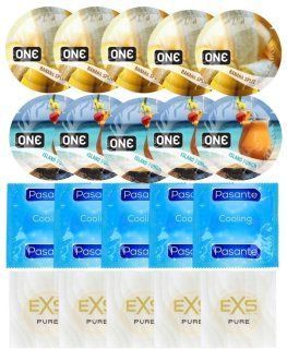 Набір 20 шт ONE Banana Split + ONE Island Punch + Pasante Cooling + EXS Pure SOS7214 фото