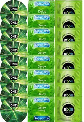 Набор 24 шт One Glowing Pleasures + Delay Infinity + EXS EXTREME 3 в 1 SOS7314 фото