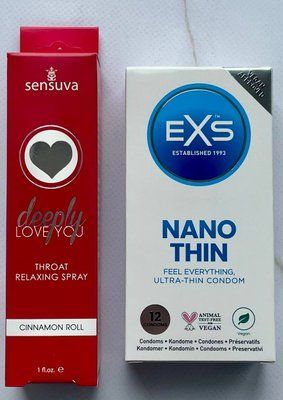 Комплект EXS NANO Thin 12 шт - Sensuva Deeply Love You Cinnamon SOS3611 фото