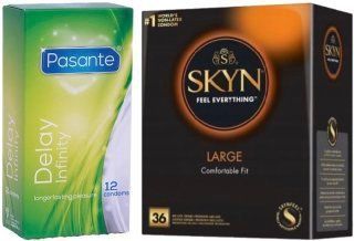 Набор с SKYN Large, 36 шт + Pasante Infinity Delay 12 шт SOS8061 фото