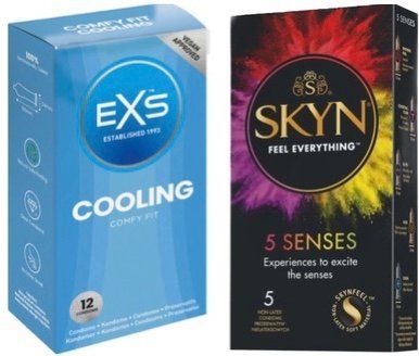 Набор з SKYN 5 Senses + EXS Cooling. 12 шт SOS7812 фото