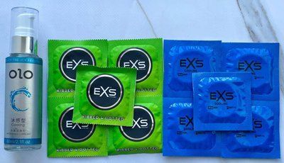 Набір EXS Extreme 5 шт + EXS Cooling 5 шт + Лубрикант охолоджуючий OLO 60 мл SOS3511 фото