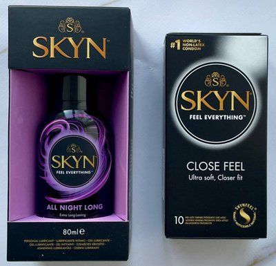 Набір SKYN Close Feel 10 шт + Лубрикант Skyn All Night Long 80 мл на силіконовій основі SOS1215 фото