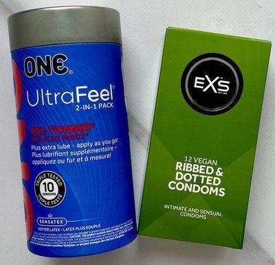 Комплект ONE UltraFeel 2-в-1 10 шт - EXS Ribbed & Dotted 12 шт SOS3161 фото