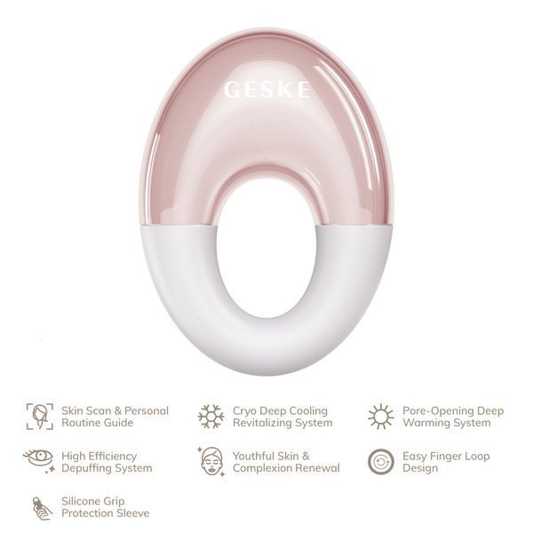 Массажер для глаз GESKE Cool & Warm Eye Massager 7в1 starlight HB0315 фото