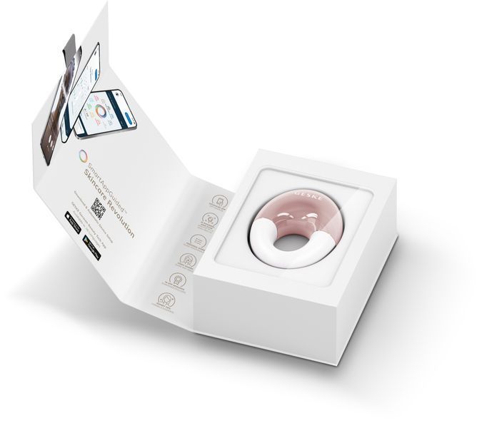 Массажер для глаз GESKE Cool & Warm Eye Massager 7в1 starlight HB0315 фото