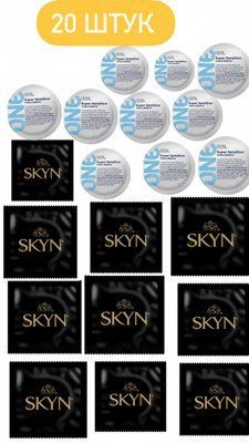 Набір Skyn Original 10 шт та One Super Sensitive 10 шт SOS466 фото