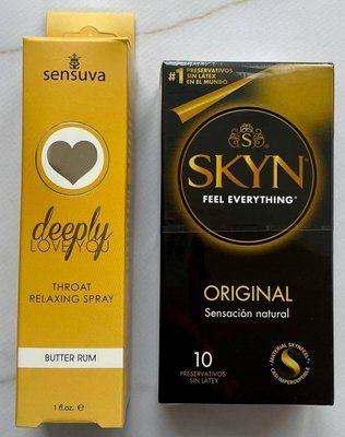 Комплект SKYN Original 10 шт + Спрей для оральних ласк Sensuva Deeply Love You Butter Rum (29 мл) SOS1411 фото