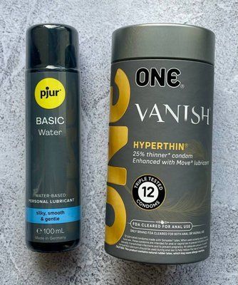Набір ONE Vanish 12 шт - Лубрикант pjur Basic waterbased 100 мл SOS2612 фото