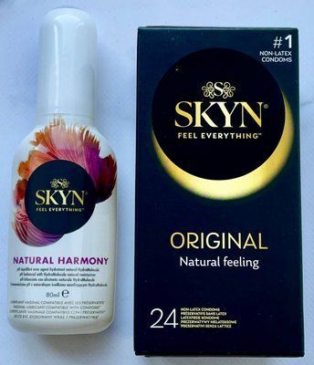 Комплект SKYN Original 24 шт - Лубрикант SKYN NATURAL HARMONY, 80 мл SOS3312 фото