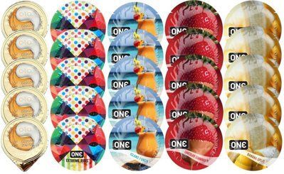 Набор из OLO Ice Durable + ONERibs + ONE Island Punch + ONEChocolateStrawberry + ONEBanana SOS8710 фото