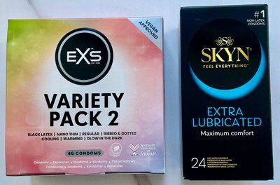 Комплект Skyn Extra Lube 24 шт + EXS Variety pack 2 на 48 штук SOS3062 фото