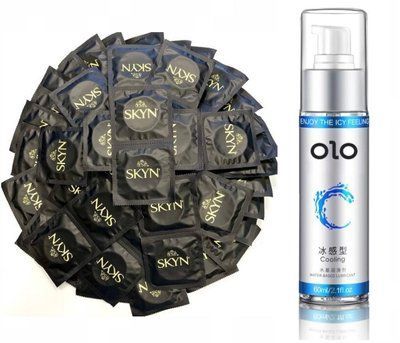 Skyn Original 50 шт + Подарунок - Лубрикант охолоджуючий OLO 60 мл SOS151 фото