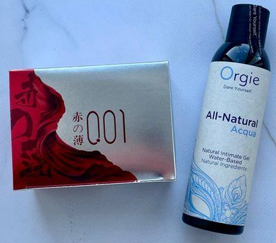 Комплект OLO Red Silver 10 шт + Лубрикант ALL-NATURAL Acqua, 150 мл Orgie SOS3862 фото