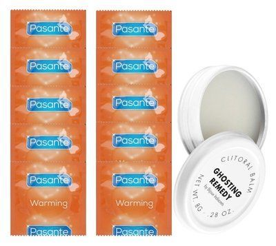 Комплект Pasante Warming 10 шт + Bijoux Indiscrets Ghosting Remedy SOS14282 фото