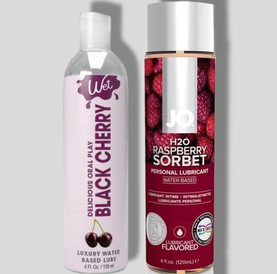 Wet Oral Play Black Cherry (118 мл) + JO Raspberry Sorbet (120 мл) LB918 фото