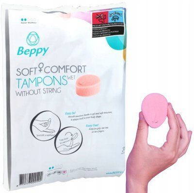 Жіночі гігієнічні м'які тампони Beppy Soft+Comfort Tampons WET 30 шт BP3 фото