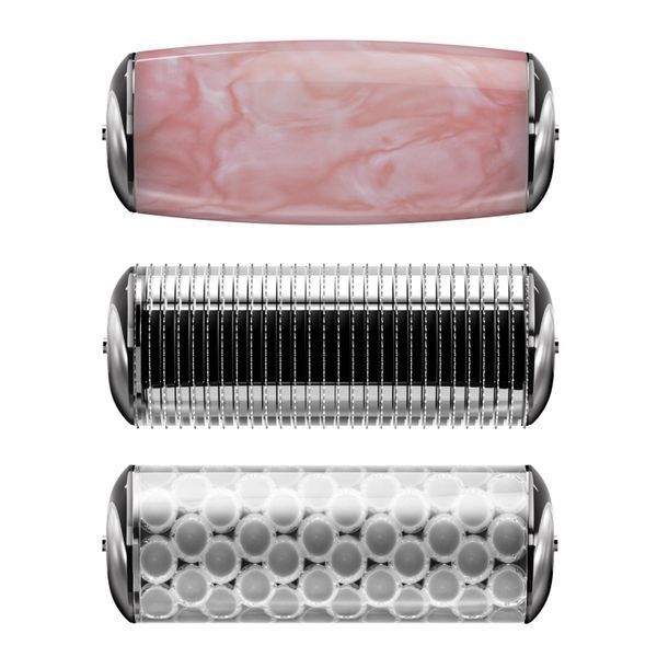 Роллер для игловой мезотерапии лица и тела GESKE MicroNeedle Face&Body Roller 9в1 magenta HB0208 фото