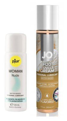 Набір лубрикантів pjur Woman Nude 30 мл + System JO Vanilla Cream (30 мл) LB93 фото