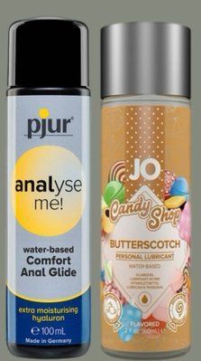 Набір лубрикантів pjur analyse me! Comfort water glide 100 мл + System JO Butterscotch (60 мл) LB975 фото