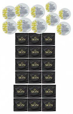 Комплект: SKYN Original 18 шт. + 𝐎𝐍𝐄 𝐒𝐮𝐩𝐞𝐫 𝐒𝐭𝐮𝐝𝐬 10 шт. SOS11229 фото