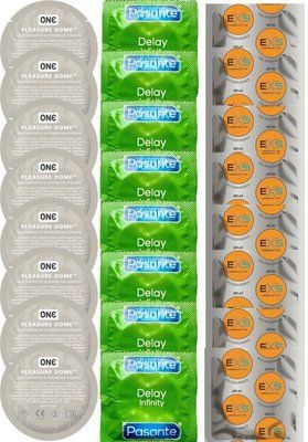 Набор 24 шт ONE Pleasure Dome + Delay Infinity + EXS Delay SOS7371 фото