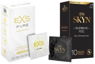 Набор с SKYN Supreme Feel (10 штук) + EXS Pure 12 шт SOS8018 фото