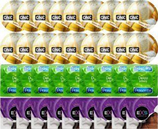 Набір 36 шт ONE Banana Split + Pasante Delay Infinity + EXS Chocolate SOS7620 фото