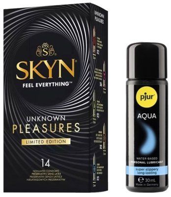 Набор Skyn ​​Unknown Pleasures 14 шт + pjur Aqua 30 мл SOS13387 фото