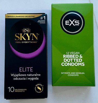 Комплект резинок Skyn Elite 10 шт - EXS Ribbed & Dotted (12 штук) SOS3118 фото