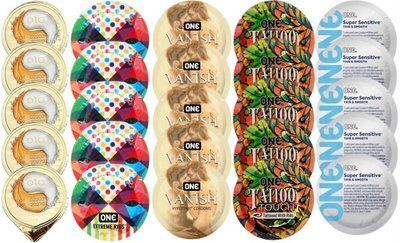 Набор из OLO Ice Durable + ONERibs + ONE Vanish + ONETattoo + ONESensitive SOS8666 фото